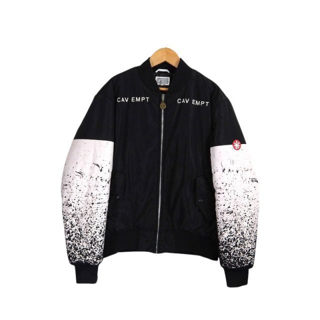 CAV EMPT (C.E) SPECKLE BOMBER JACKET BLACK サイズM キャブエンプト 