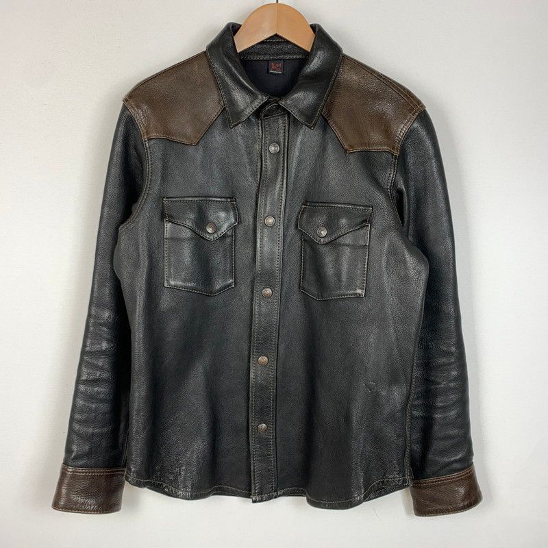 中古品】THE FLAT HEAD ザフラットヘッド DEERSKIN LEATHER JACKET