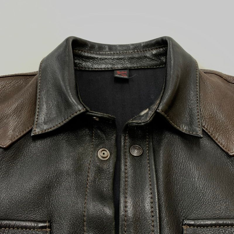 中古品】THE FLAT HEAD ザフラットヘッド DEERSKIN LEATHER JACKET