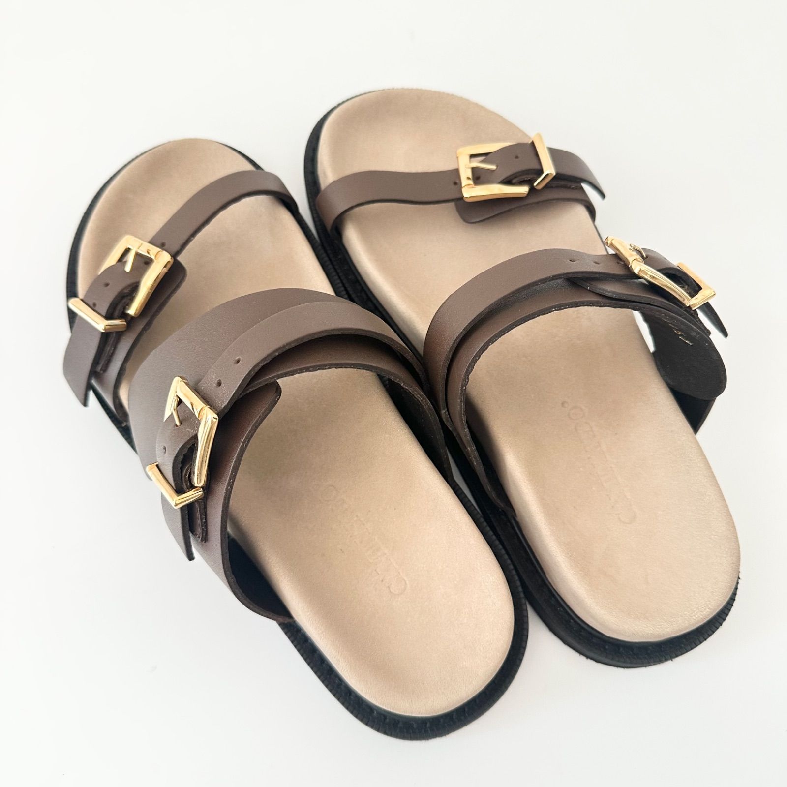 CAMINANDO カミナンド サンダル DOUBLE BUCKLE SANDALS ダブルバックル