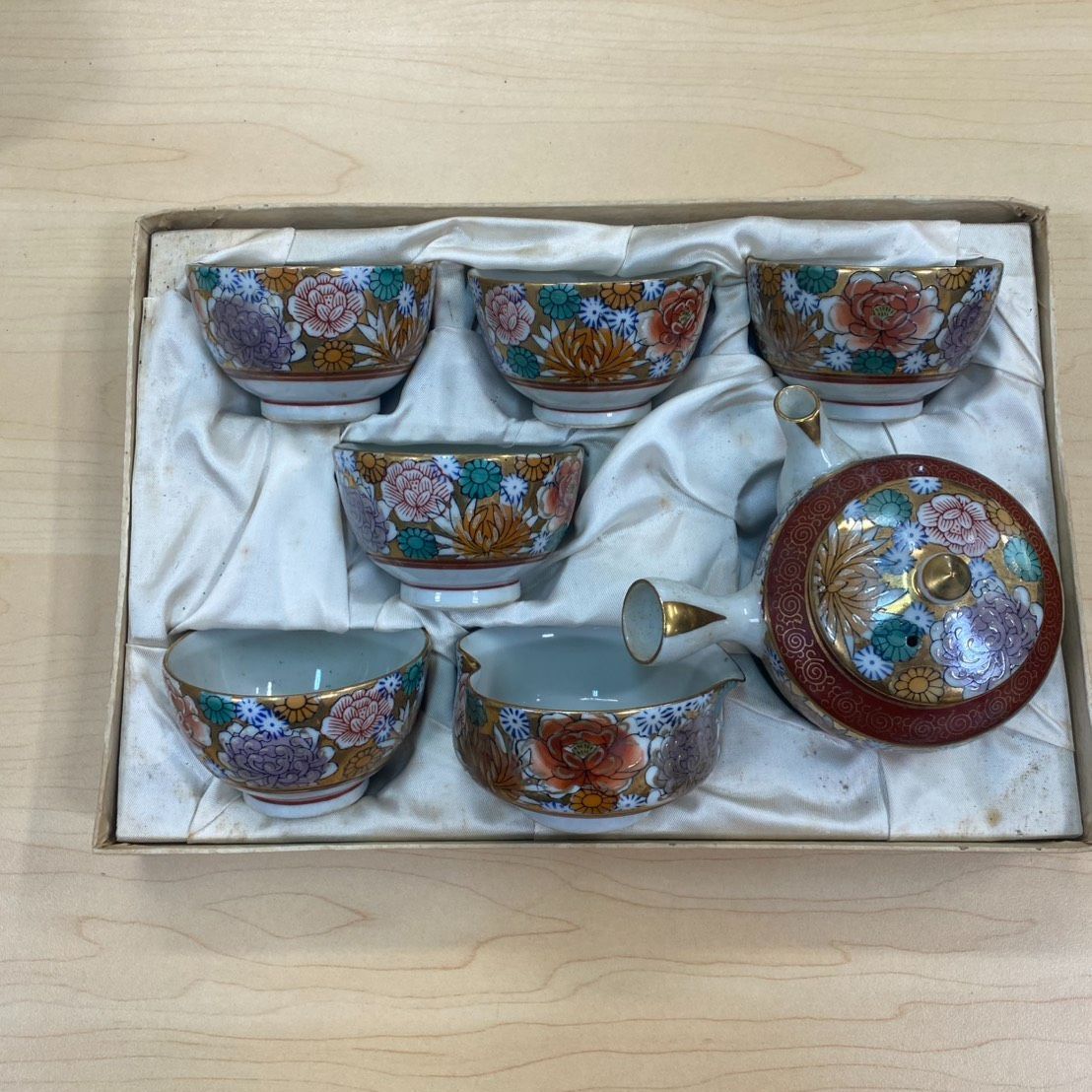 ✨骨董品✨】九谷焼 湯呑 煎茶器セット 急須 湯冷やし 食器 