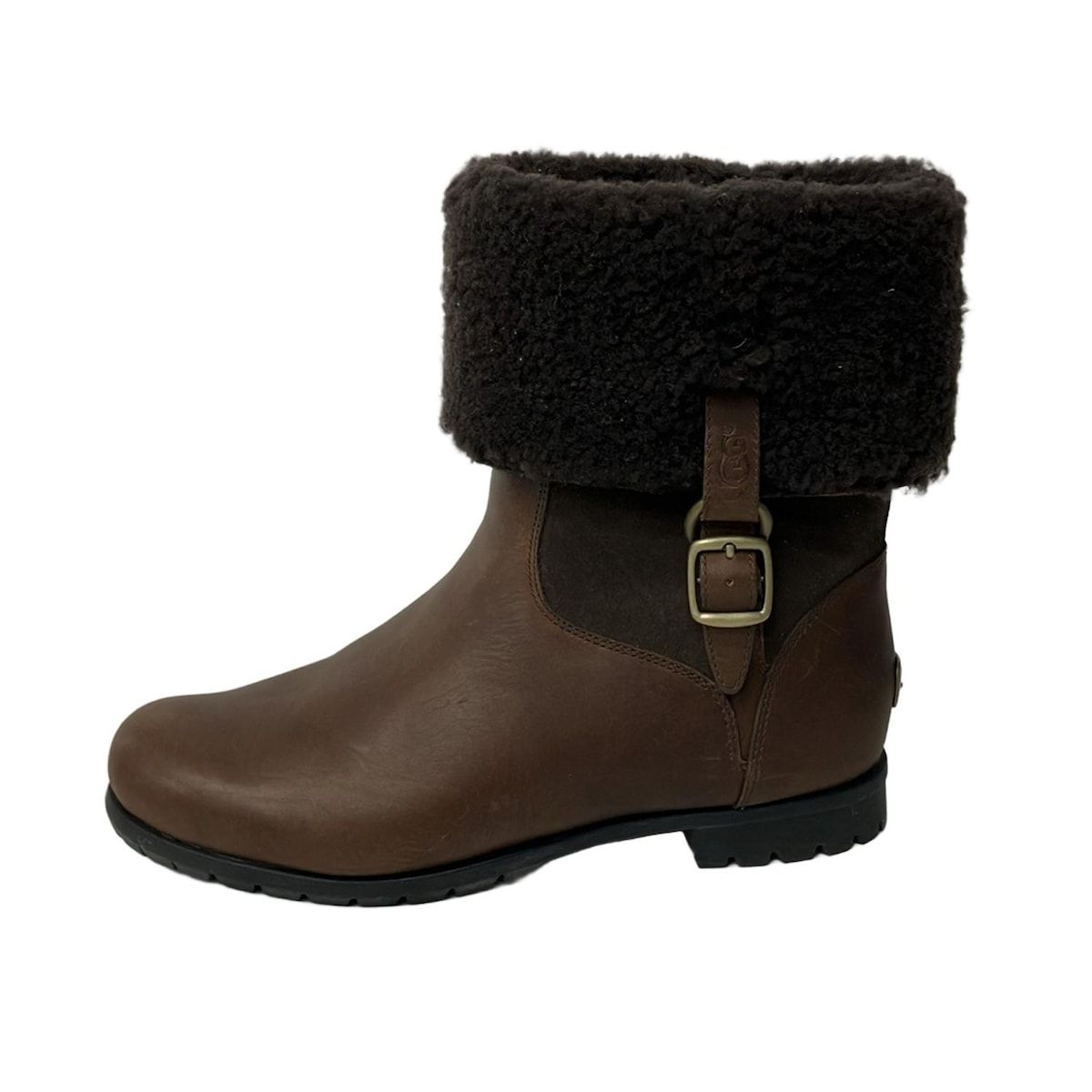 UGG(アグ) ショートブーツ 24.0 レディース BELLVUE 1001926 ブラウン 