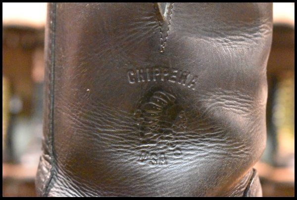 8EE 良品 黒タグ PT91 95年】Chippewa チペワ 27899 エンジニア 黒