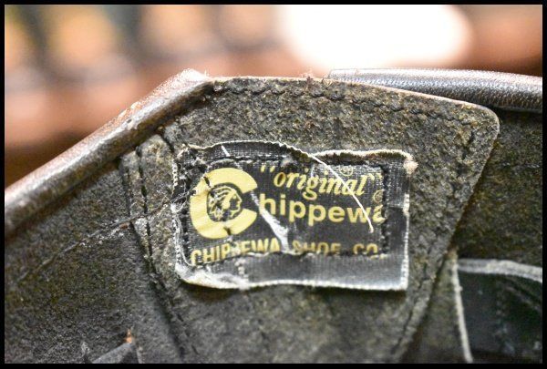 8EE 良品 黒タグ PT91 95年】Chippewa チペワ 27899 エンジニア 黒