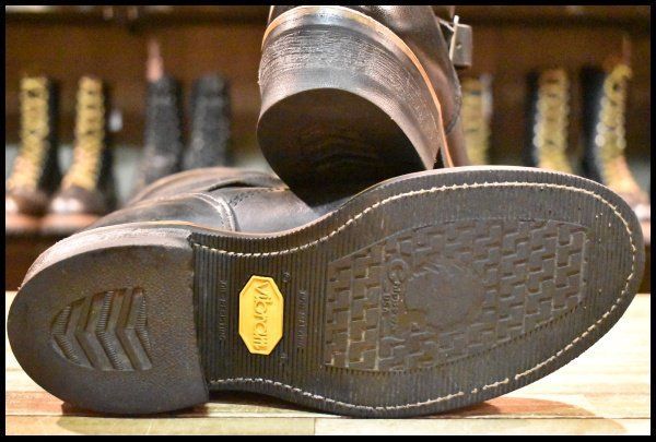 8EE 良品 黒タグ PT91 95年】Chippewa チペワ 27899 エンジニア 黒