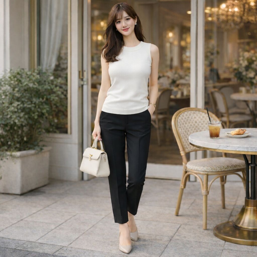 フォクシー FOXEY トップス ノースリーブセーター サイズ38 M ライトブルー レディース 美品 中古・古着通販FOXEY Knit ノースリーブ 美品クリーニング済FOXEY ノースリーブニット カシミヤの通販