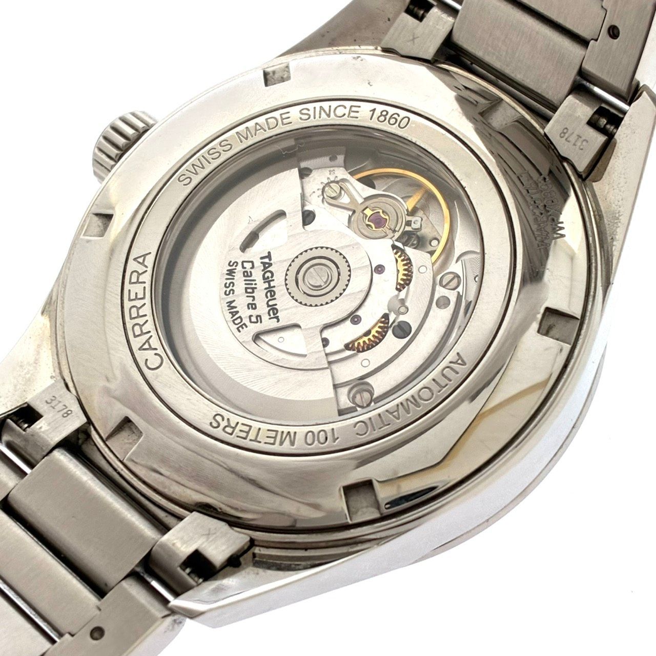 稼働品 美品 タグホイヤー TAG HEUER カレラ キャリバー5 WAR201A-1 