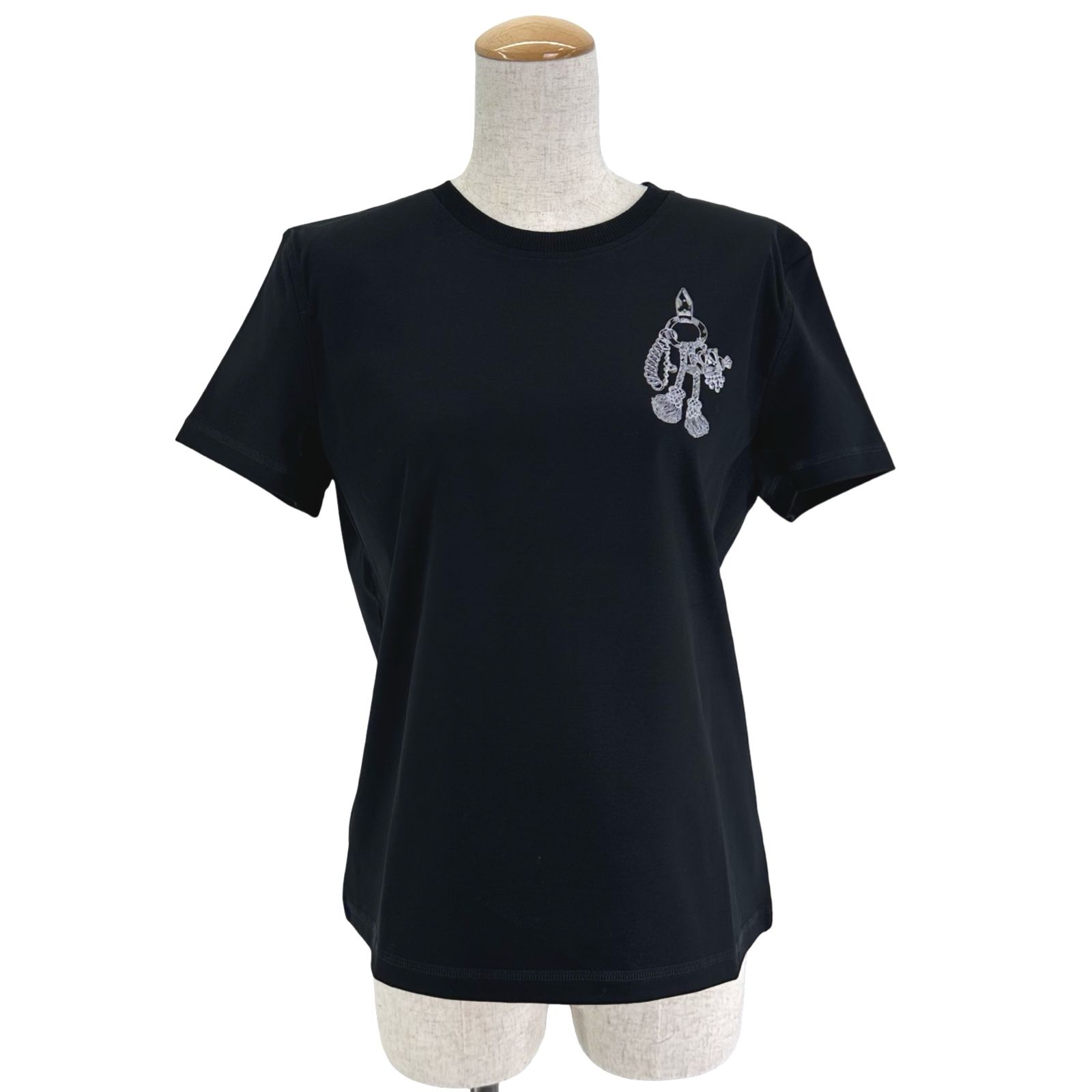 エルメス HERMES カルトゥッシュ半袖Tシャツ 5H4632DC ブラック 