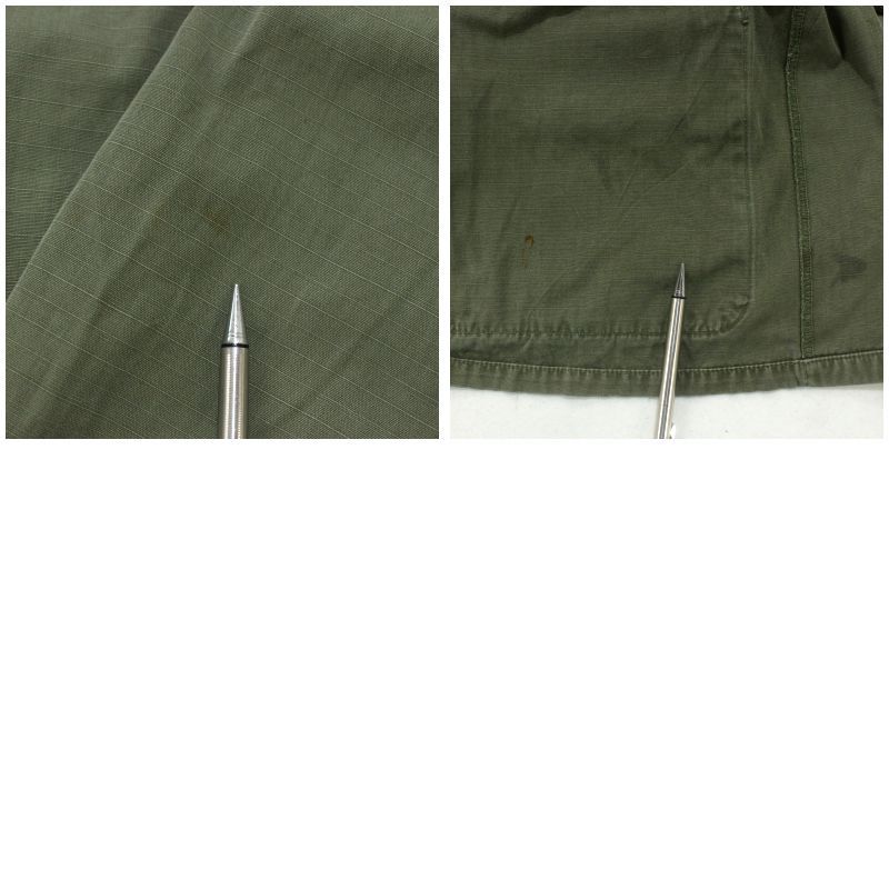 60s vintage U.S.ARMY ジャングルファティーグ 4th リップストップ