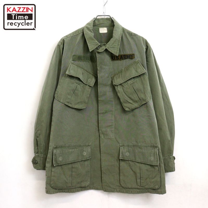 60s vintage U.S.ARMY ジャングルファティーグ 4th リップストップ