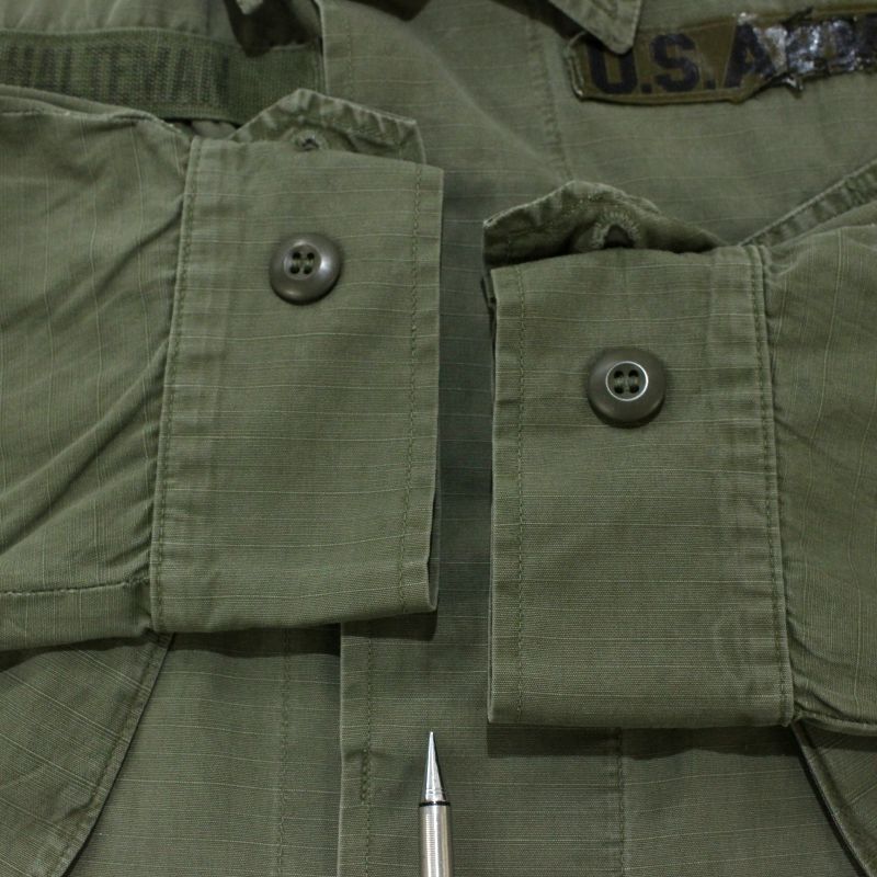 60s vintage U.S.ARMY ジャングルファティーグ 4th リップストップ