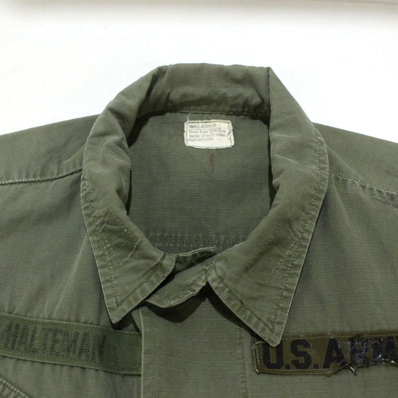 60s vintage U.S.ARMY ジャングルファティーグ 4th リップストップ