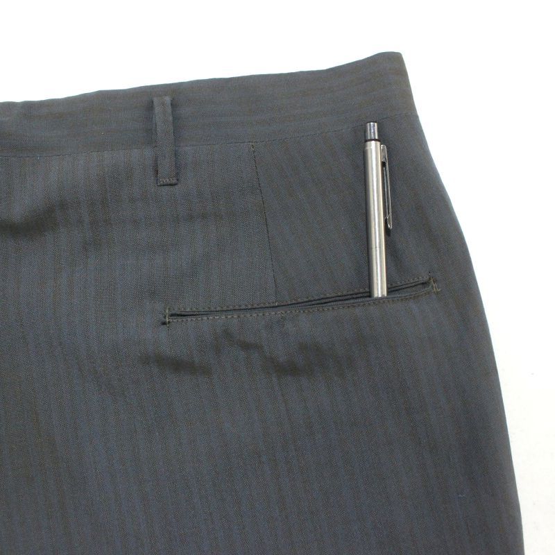 50s vintage ストライプ柄 スラックスパンツ メンズ XLサイズ相当