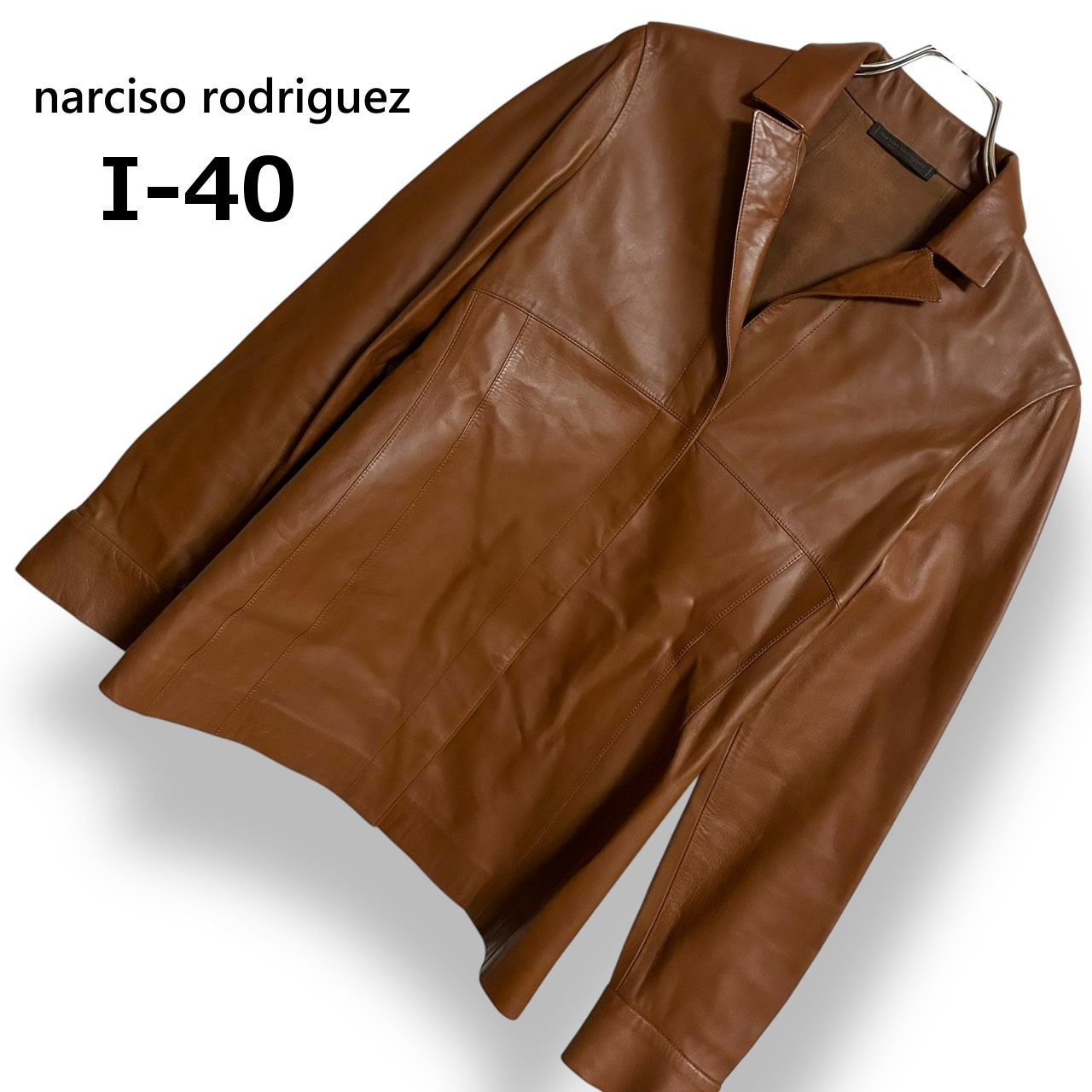 最高級】narciso rodriguez ナルシソ ロドリゲス 羊革 レザー 