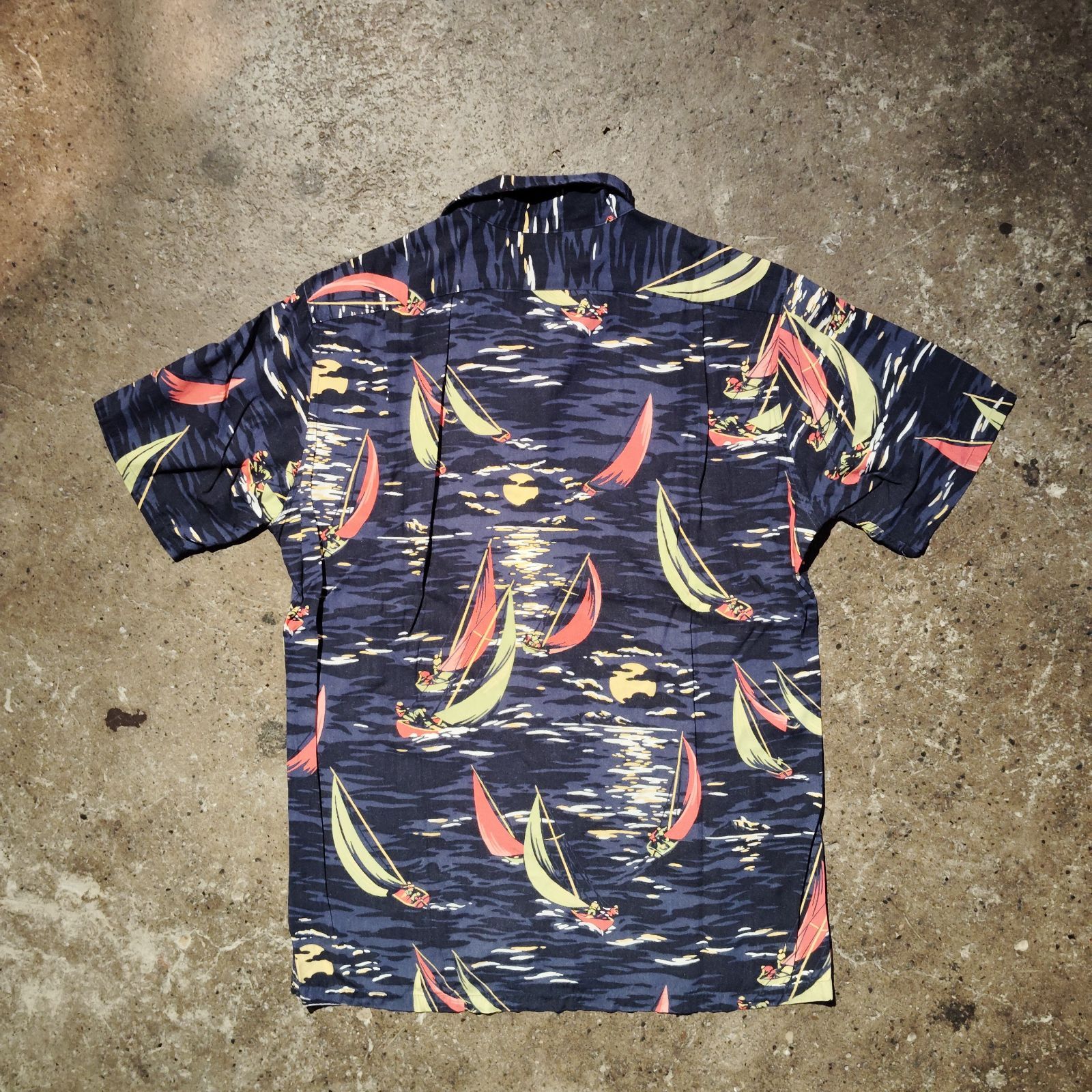 Polo Ralph Lauren 90s ヨット柄アロハシャツ ポロラルフローレン 
