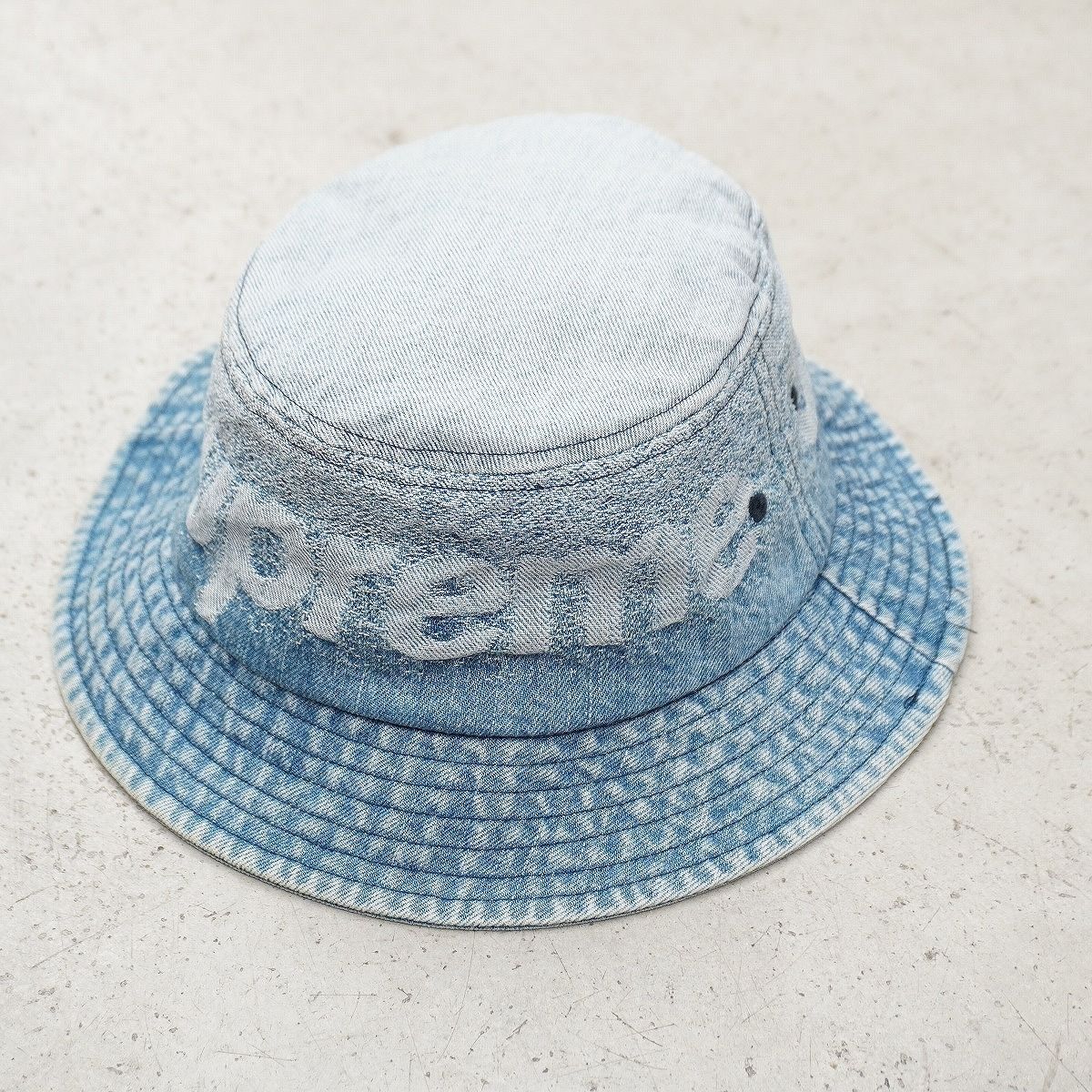 国内正規 22SS Supreme シュプリーム Fade Jacquard Denim Crusher Hat