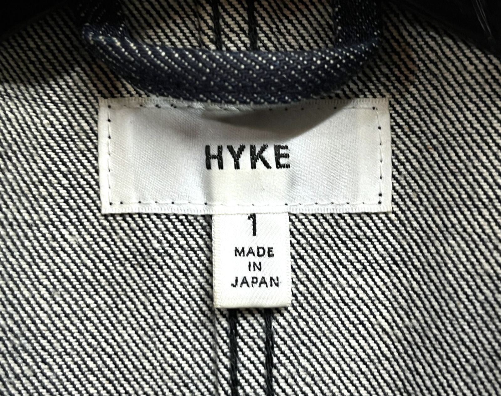 HYKE｜ハイク デニムコート チェスターコート ワークコート ショップ