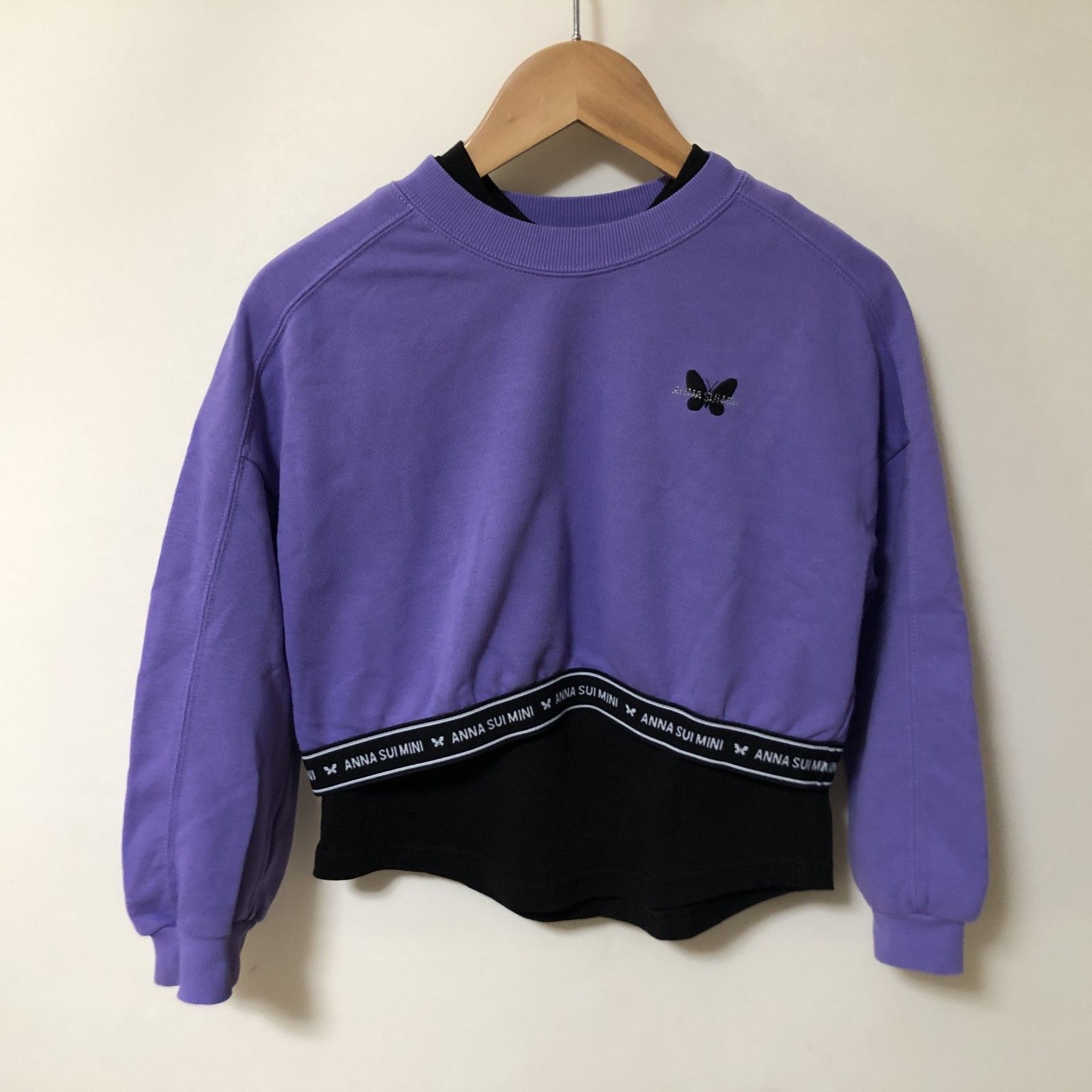 専用 2点おまとめANNA SUI mini レディーストレーナー＆Tシャツ BM147 ANNA SUI mini アナスイミニ トップス トレーナー Tシャツ