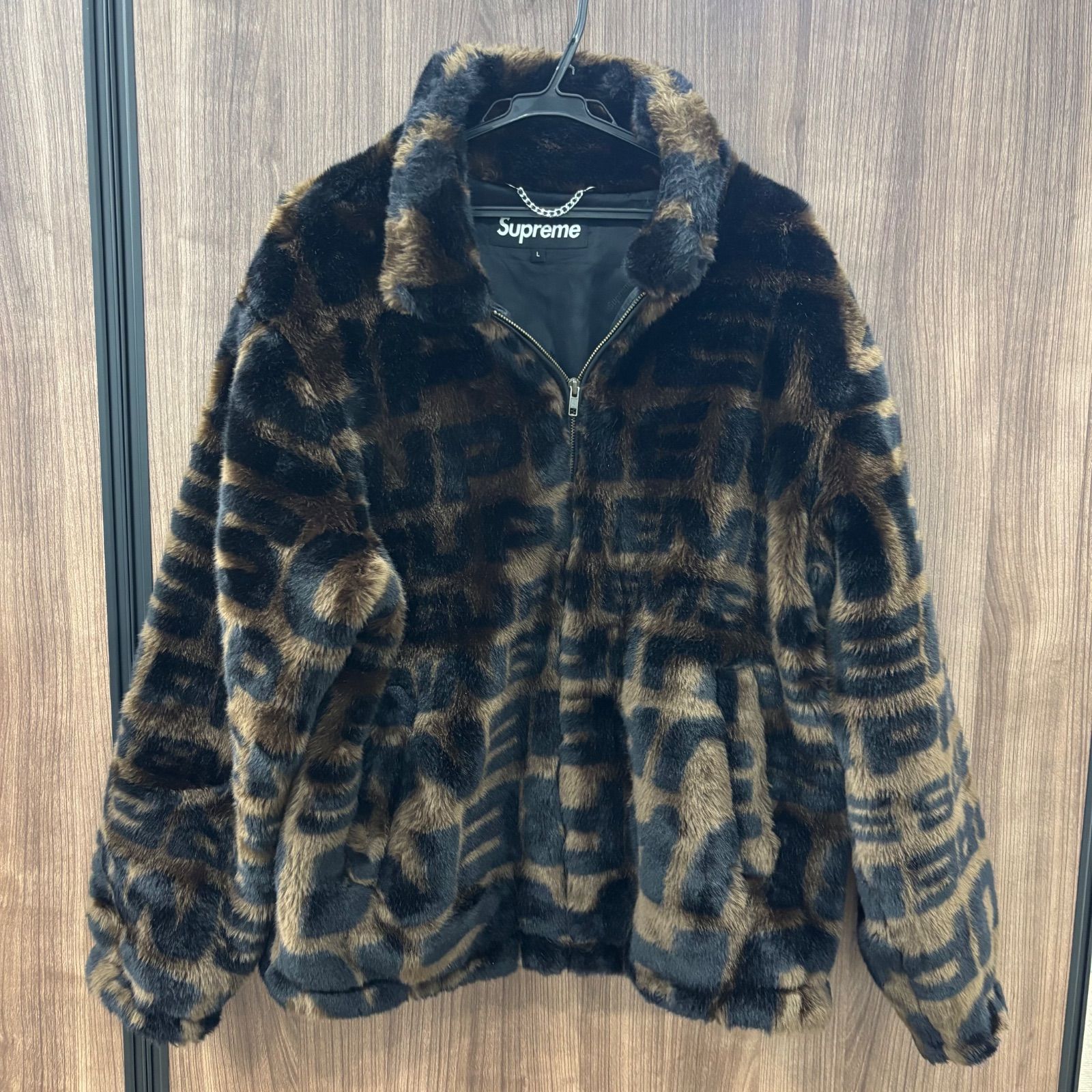 ☆Supreme シュプリーム 18SS Faux Fur Bomber Jacket フェイクファー 