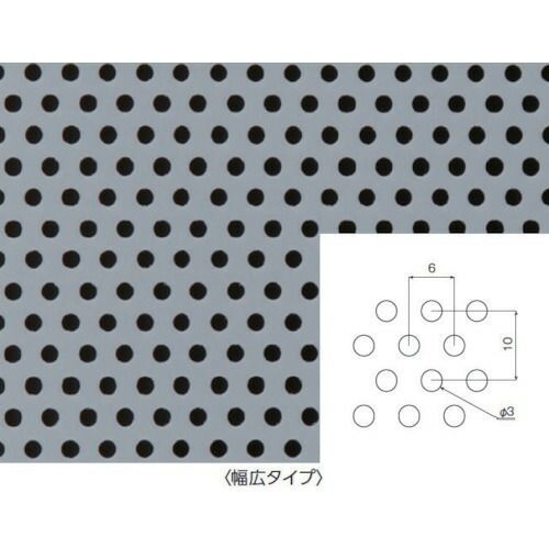フロンケミカル　フッ素樹脂（ＰＴＦＥ）特殊パンチングシート０．５ｔ×１０００×１０００【単位はＰｋ】