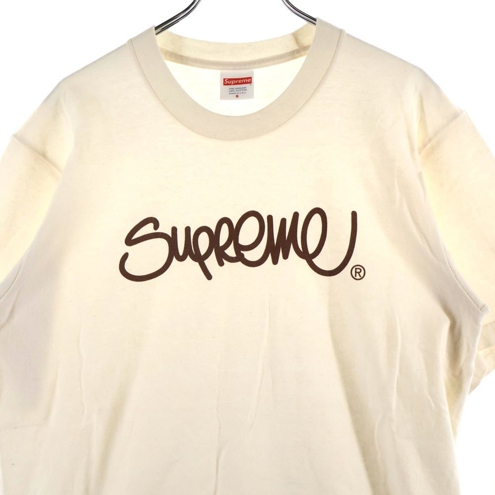 SUPREME (シュプリーム) 22SS Handstyle Tee Natural ハンドスタイル