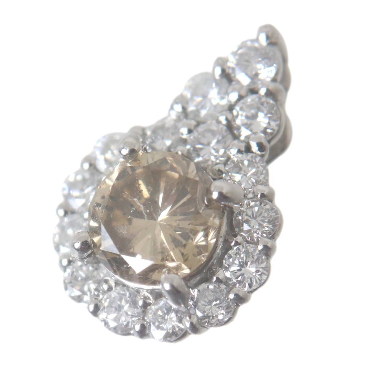 ダイヤトップ Pt900 プラチナ900 ダイヤモンド 14.2×10(mm 