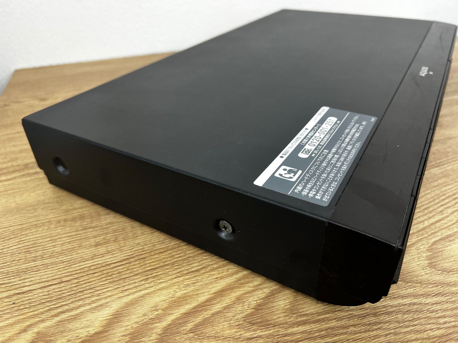 1 【通電動作未確認】 シャープ SHARP ブルーレイディスクレコーダー