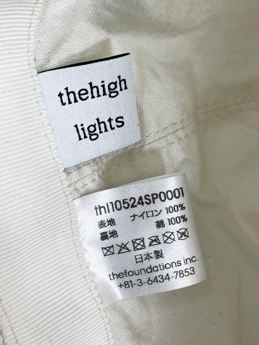 the high lights ザハイライツ 撥水加工・UVカット soft cap キャップ