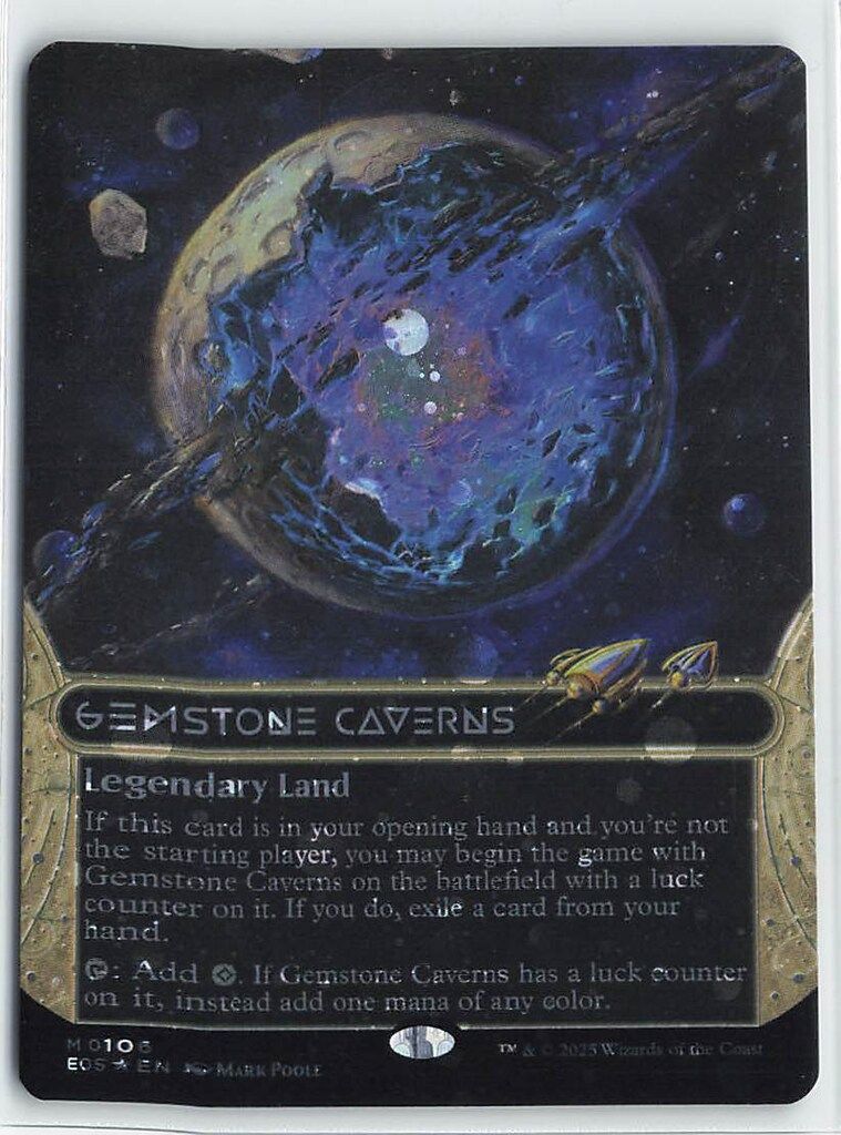 MTG 久遠の終端 EOS 【英・ボ】宝石の洞窟/Gemstone Caverns