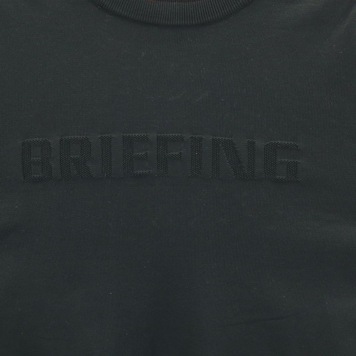美品 BRIEFING ブリーフィング ゴルフ 長袖 クルーネック ニット M 