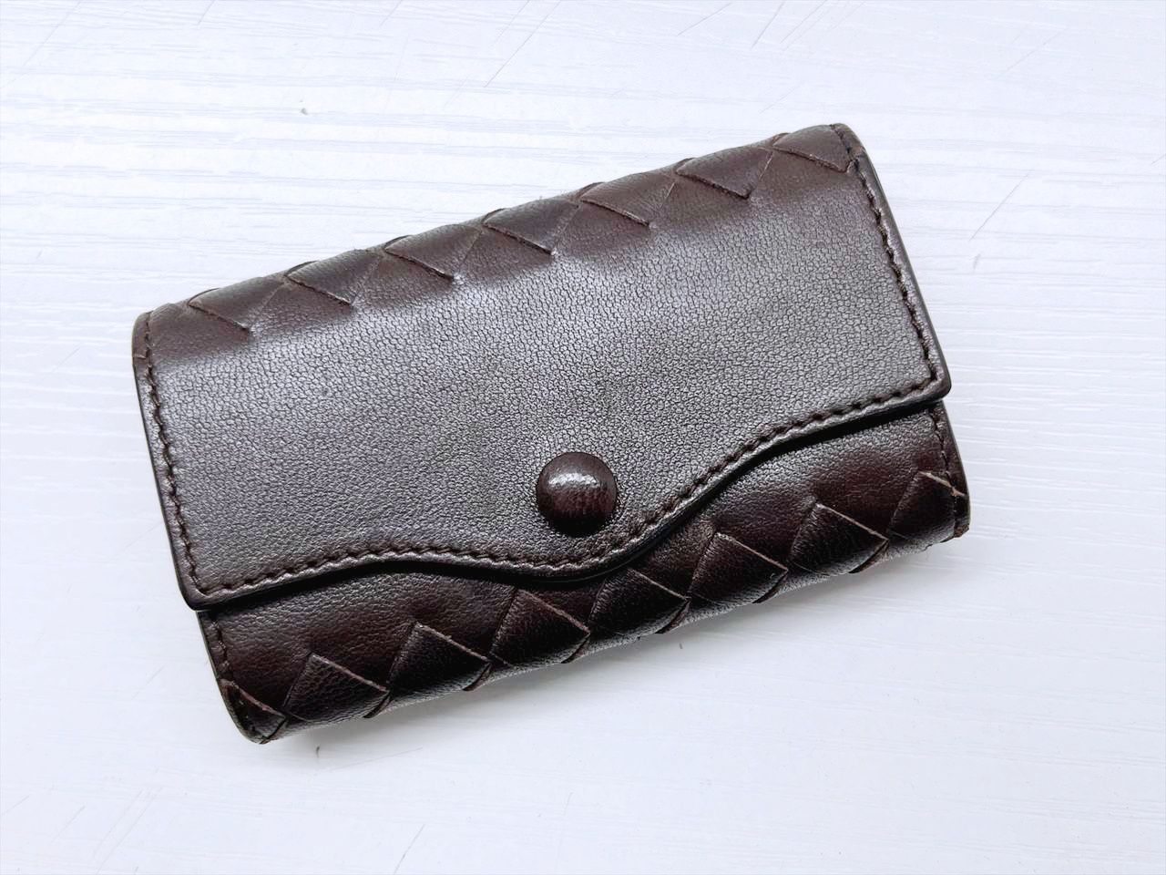 メンズ Bottega Veneta ボッテガヴェネタ イントレチャート キーケース