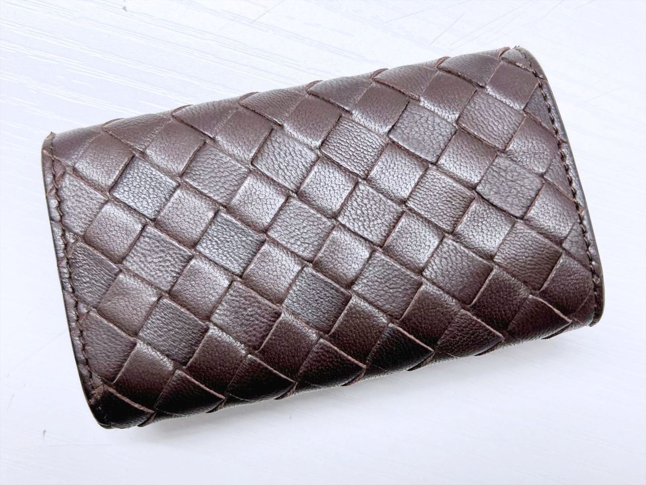 メンズ Bottega Veneta ボッテガヴェネタ イントレチャート キーケース