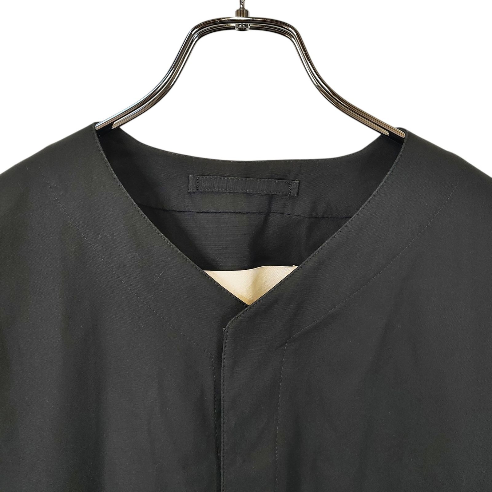 JIL SANDER ジルサンダー 22SS ノーカラー コットン ジャケット 