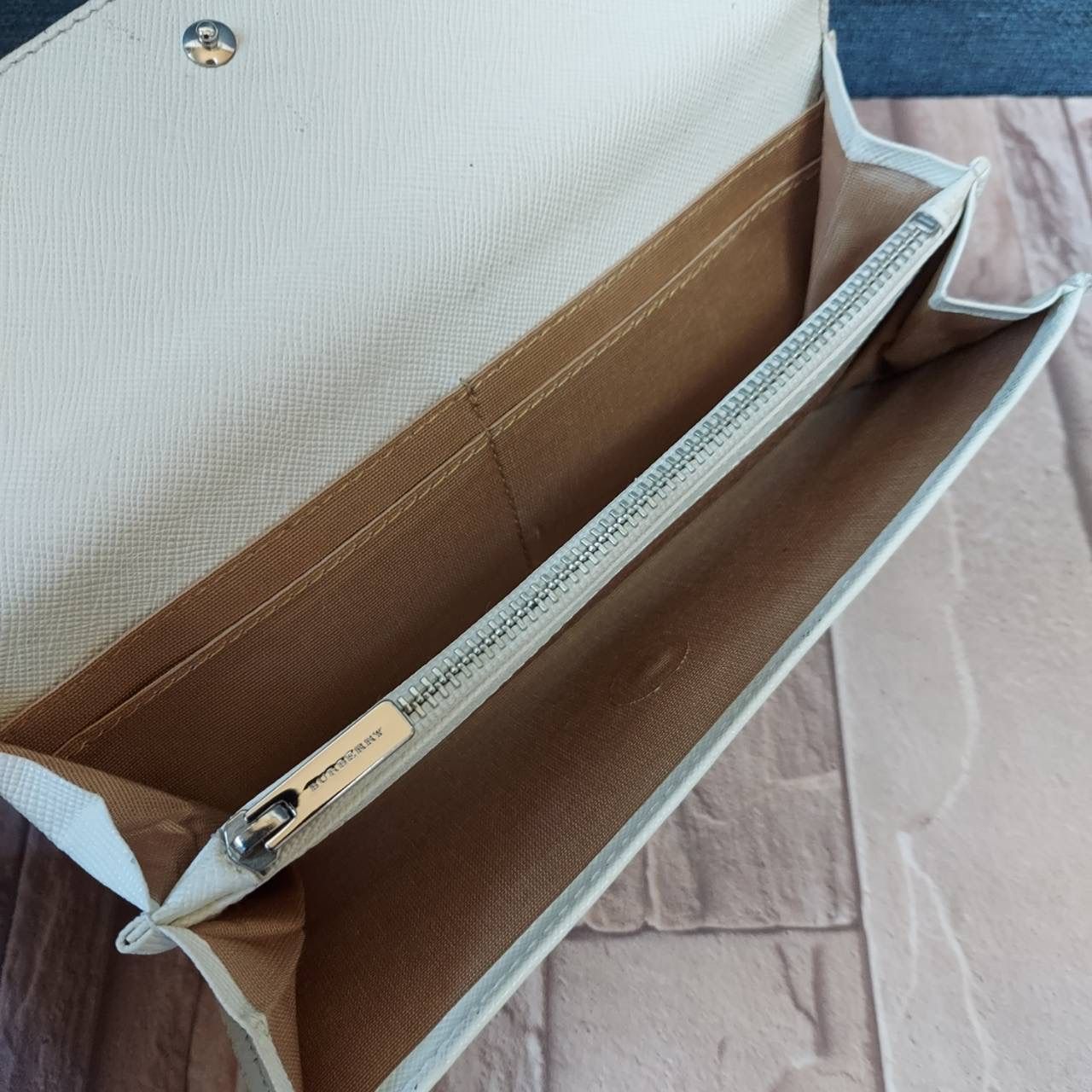 BURBERRY バーバリー ノバチェック 長財布 レザー レディース ベージュ 