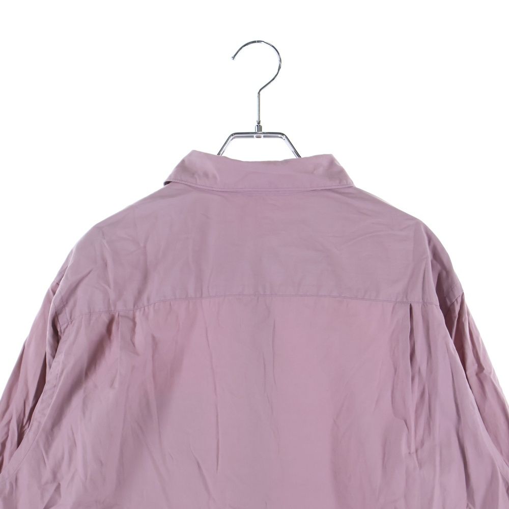 AURALEE (オーラリー) WASHED FINX TWILL BOX SHIRTS ウォッシュ加工