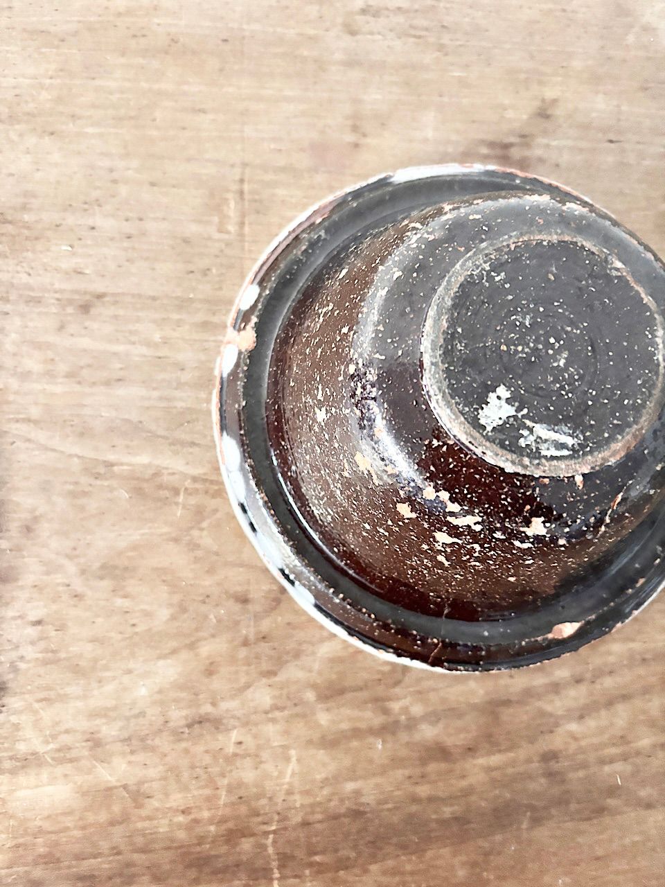 【フランスアンティーク】 キュノワール リムボウル 鉢 茶陶 民藝 フランスアンティーク】 キュノワール リムボウル 鉢 茶陶 民藝 18-19