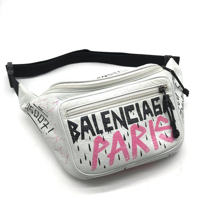 バレンシアガ　エクスプローラー　ボディバック　極美品 良品 BALENCIAGA バレンシアガ エクスプローラー グラフィティ ボディ