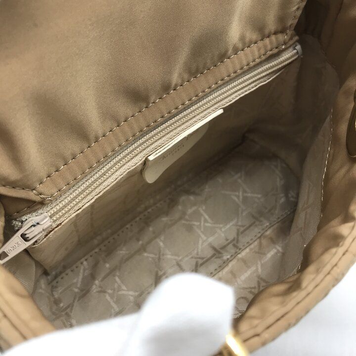 美品 Christian Dior レディ ディオール カナージュ ナイロン