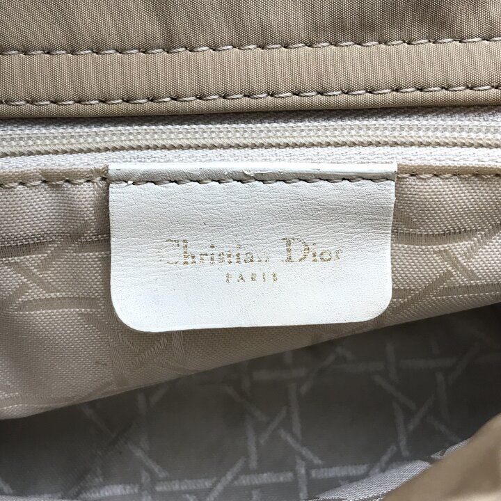 美品 Christian Dior レディ ディオール カナージュ ナイロン