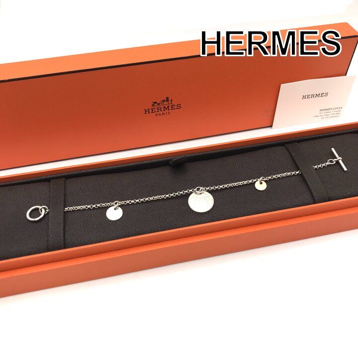 美品 HERMES エルメス エクリプス PM シルバー SV925 ブレスレット