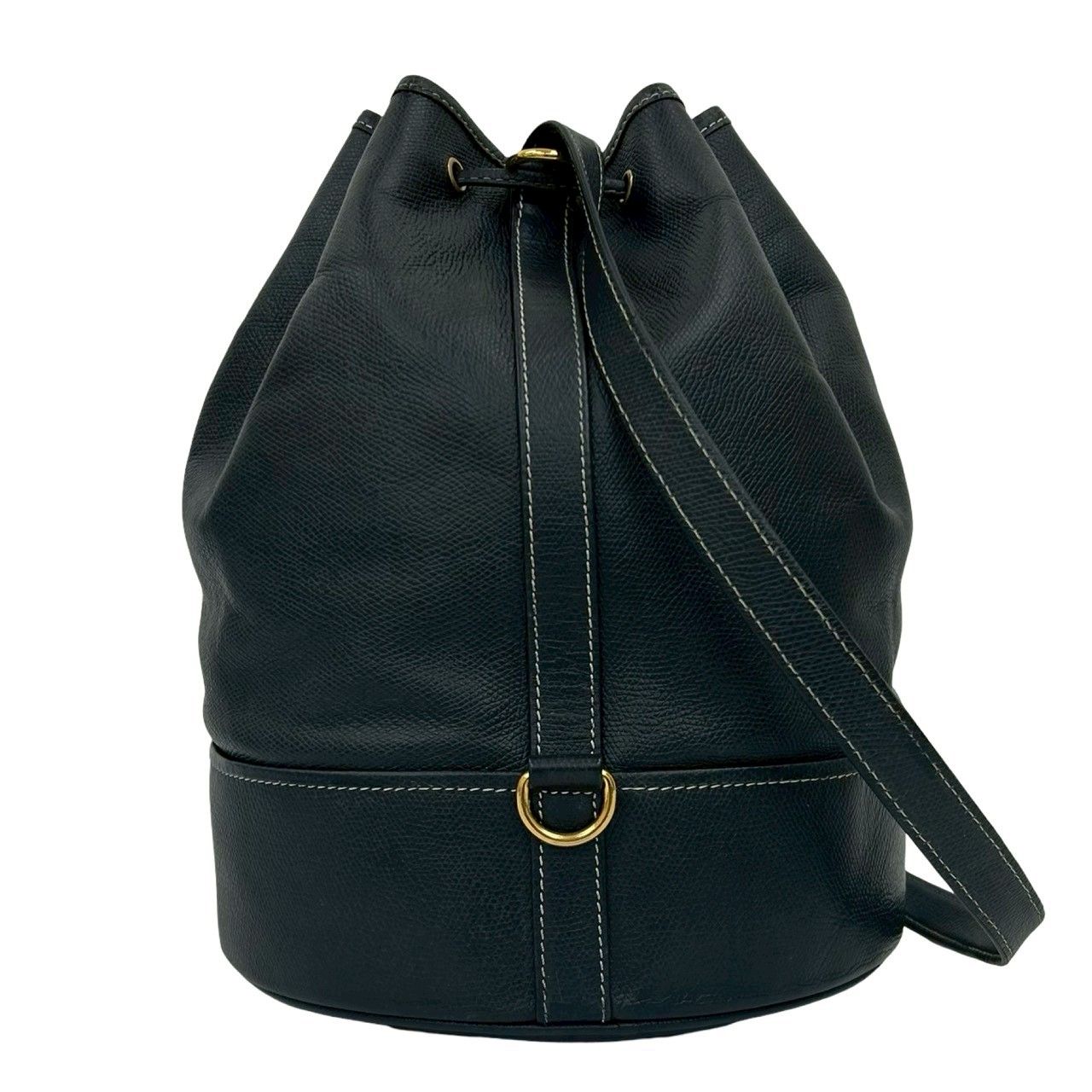 極 美品 LOEWE ロエベ ヴィンテージ アナグラム 型押し ロゴ レザー 本 