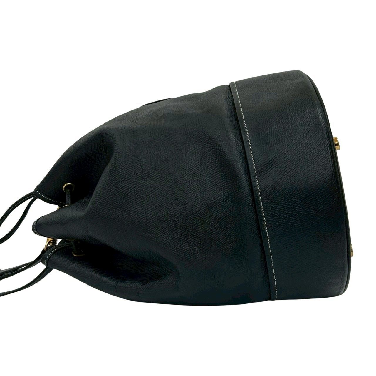 極 美品 LOEWE ロエベ ヴィンテージ アナグラム 型押し ロゴ レザー 本 