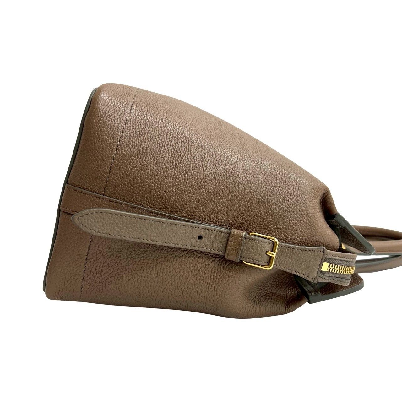 極 美品 袋 鍵付き CELINE セリーヌ カバ ドゥ フランス ミディアム 
