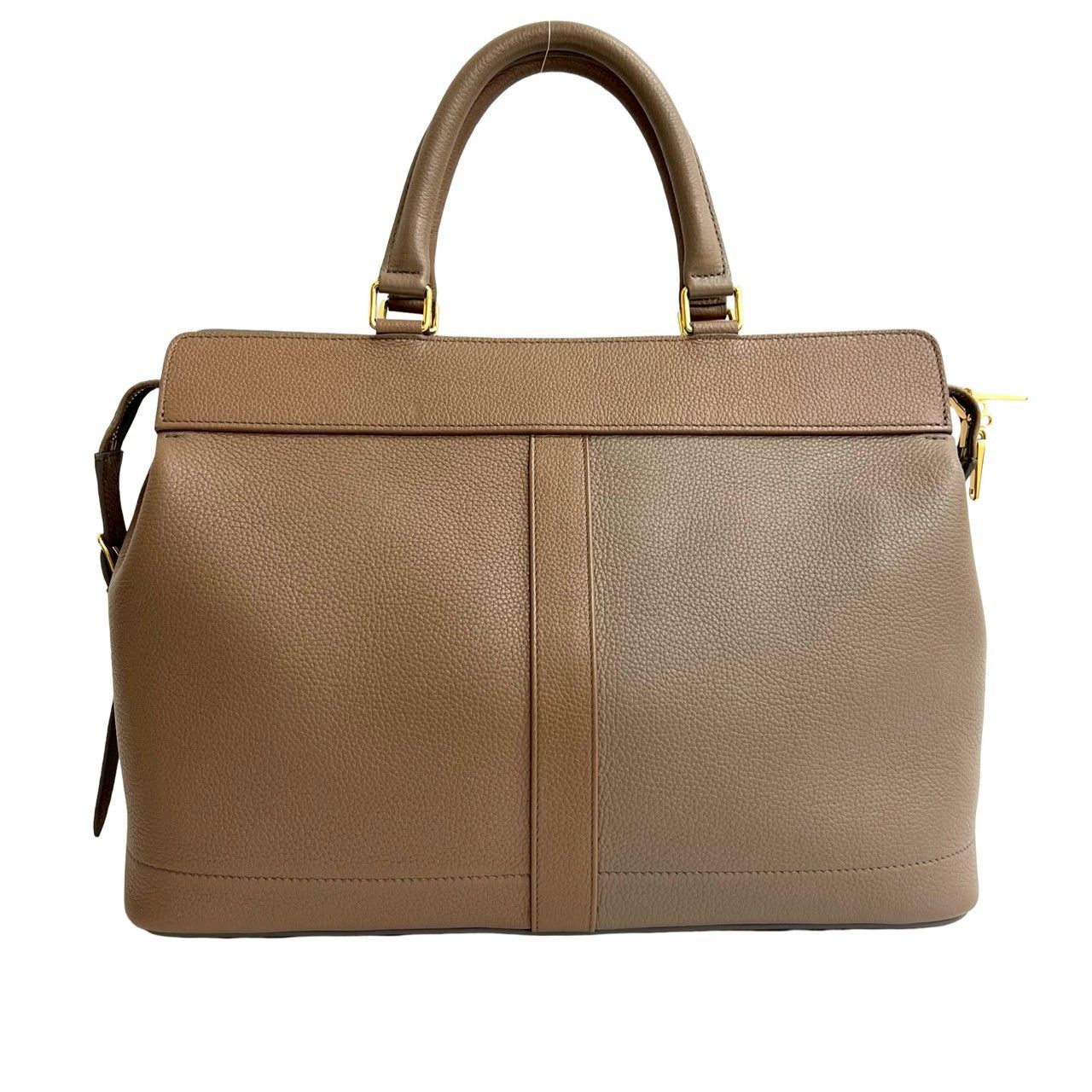 極 美品 袋 鍵付き CELINE セリーヌ カバ ドゥ フランス ミディアム
