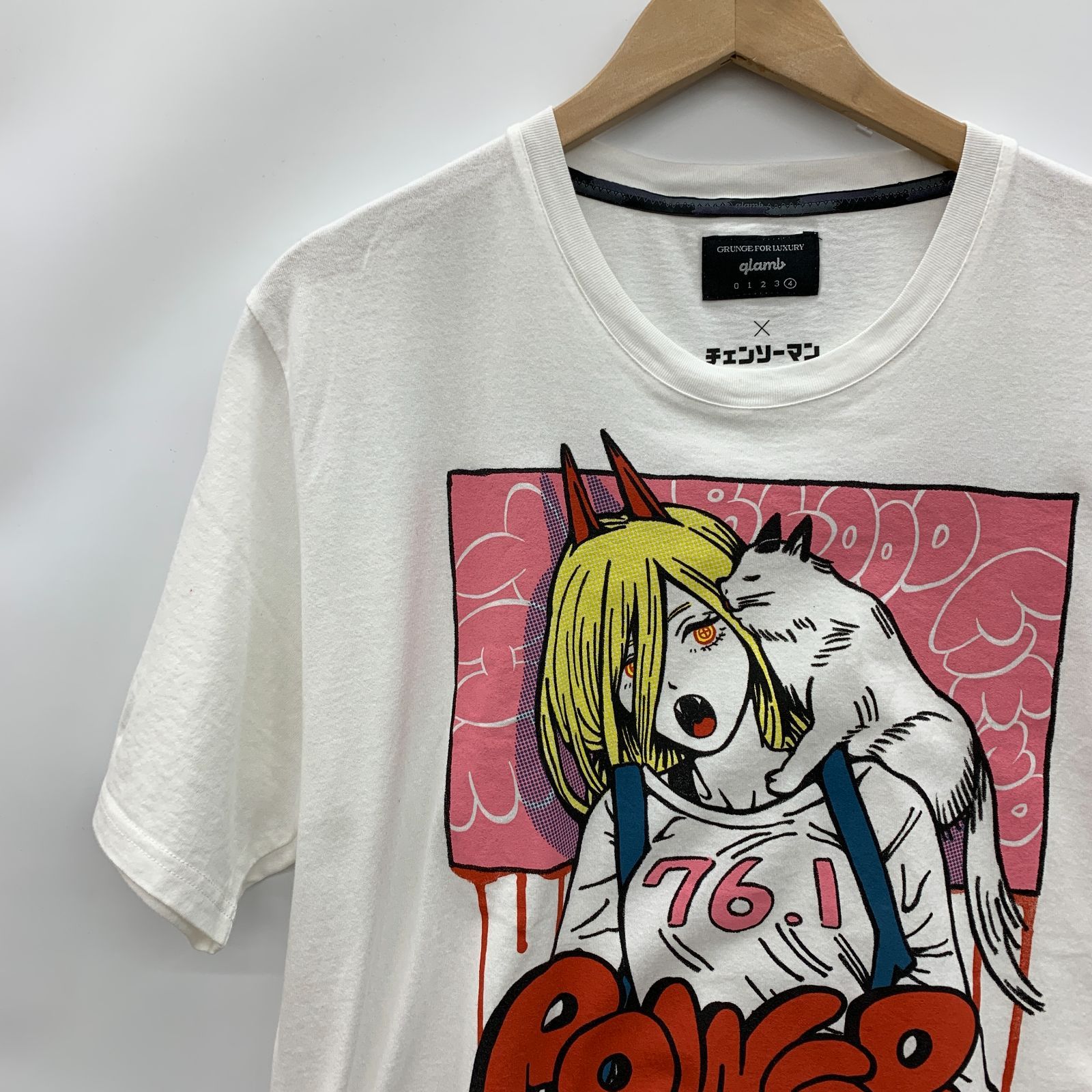 glamb グラム×チェンソーマン Power T-shirt 半袖Tシャツ サイズ4 