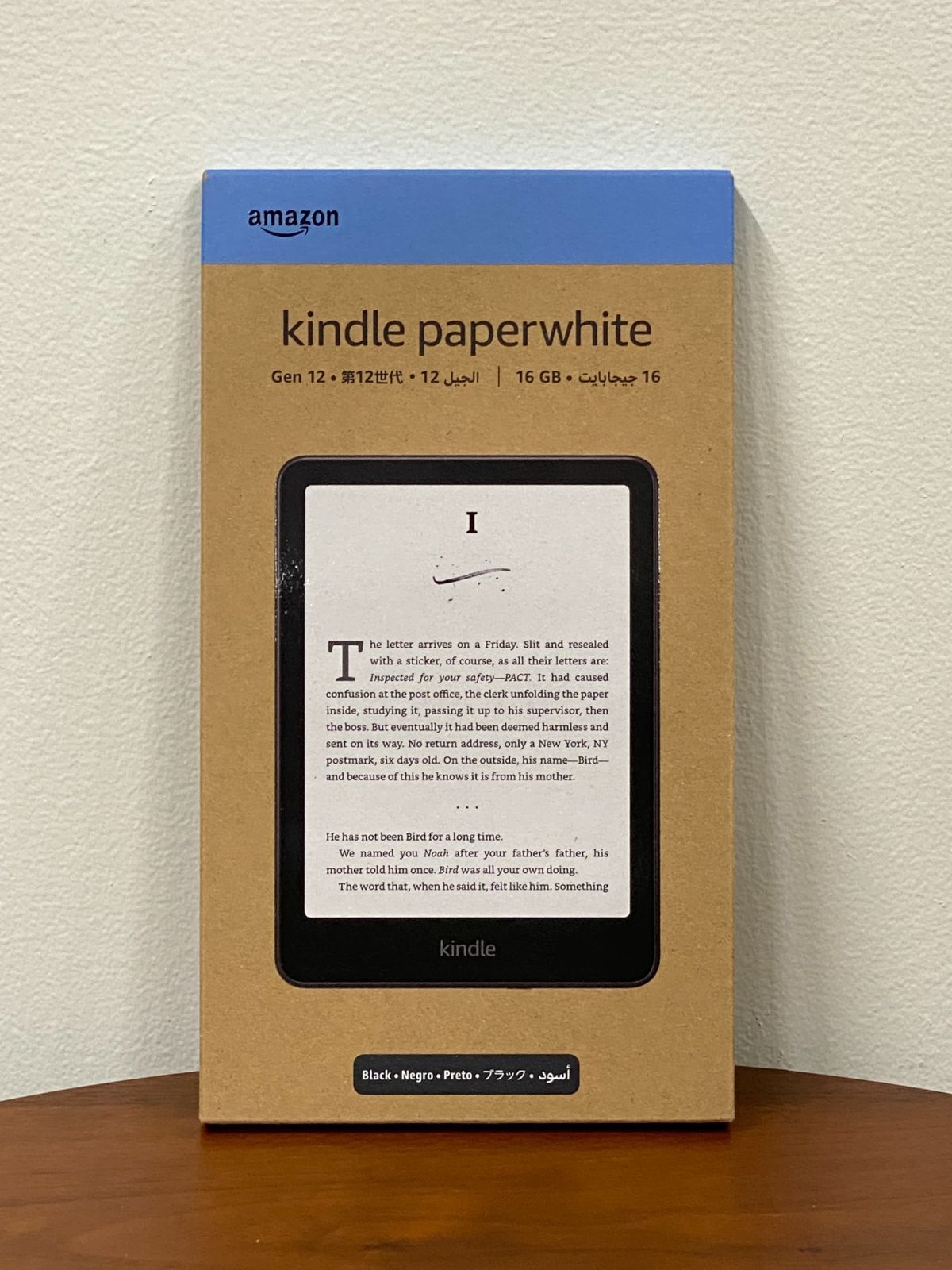 【新品未開封】キンドル　New Kindle Paperwhite　第12世代 (16GB)　 7インチディスプレイ　 ブラック　 広告なし