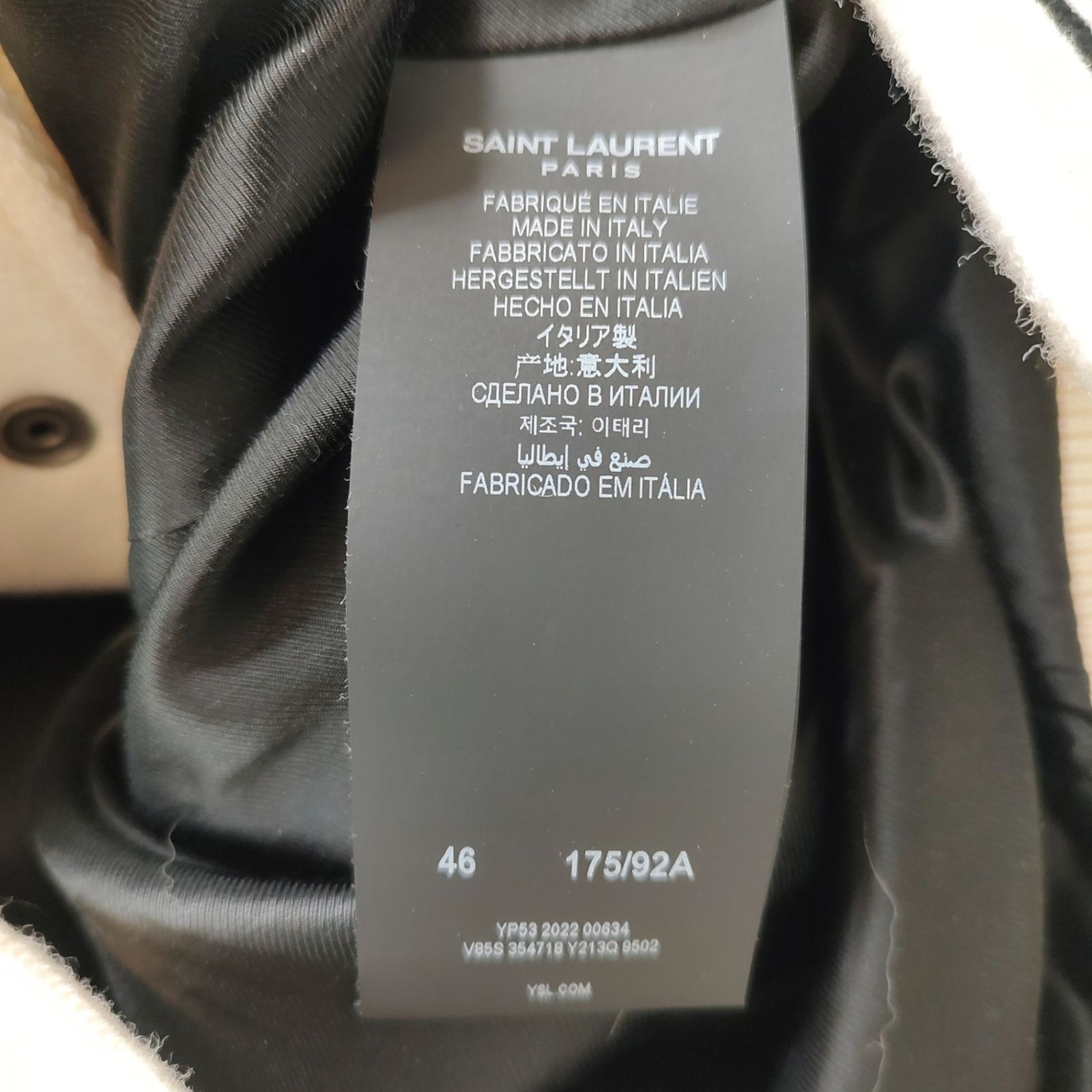 Bomber Teddy Saint Laurent - Men – myCompañero SAINT LAURENT PARIS 