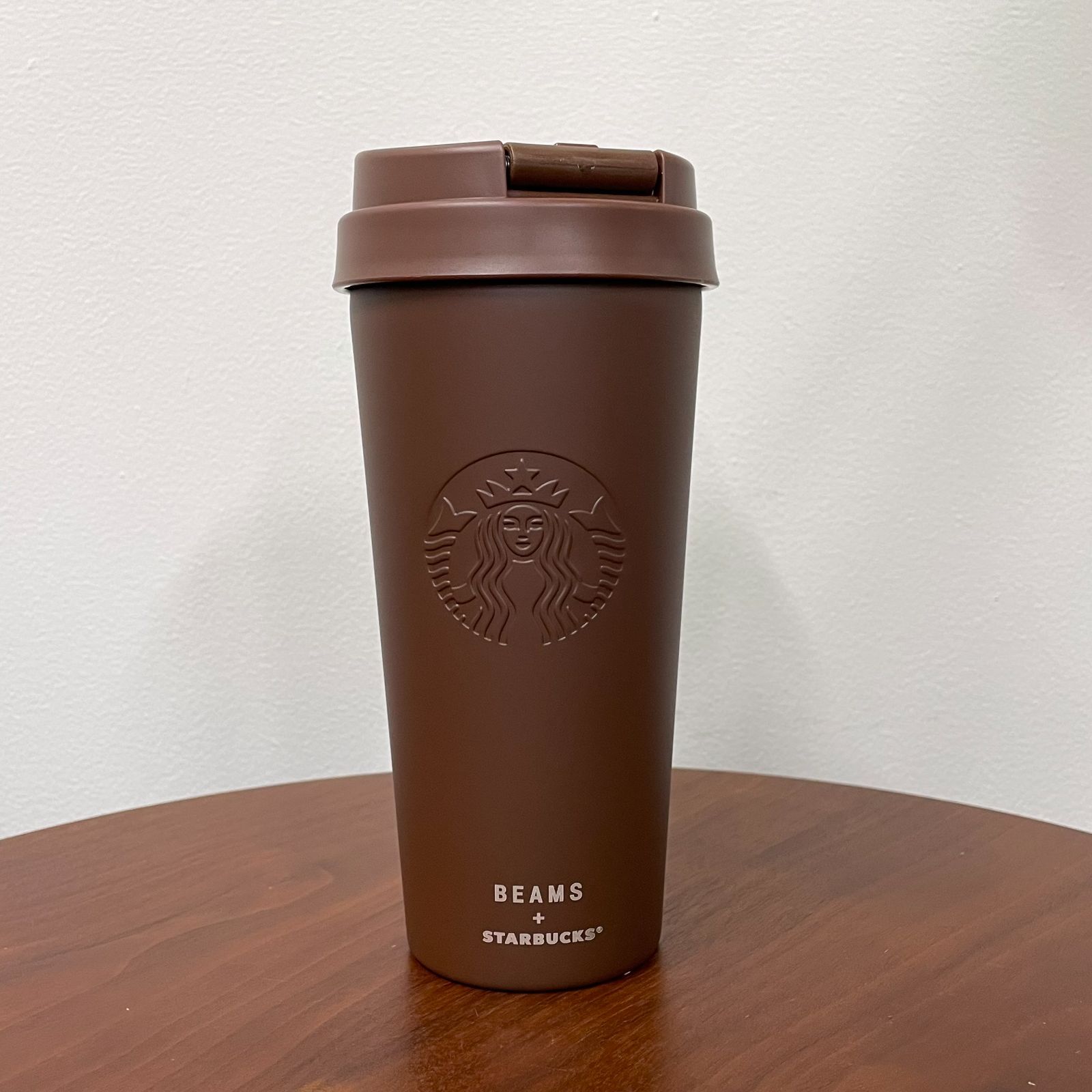 スタバ STARBUCKS STAND by BEAMS ステンレスTOGOボトル ブラウン 