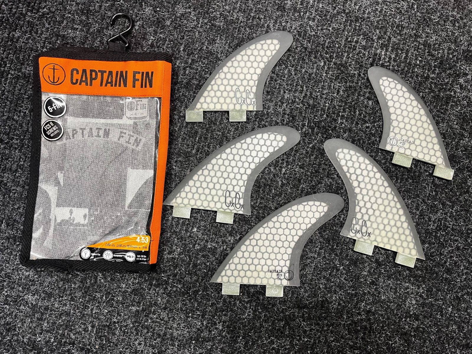 CAPTAIN FIN] CHRISTENSON 5 FIN TT Smoke