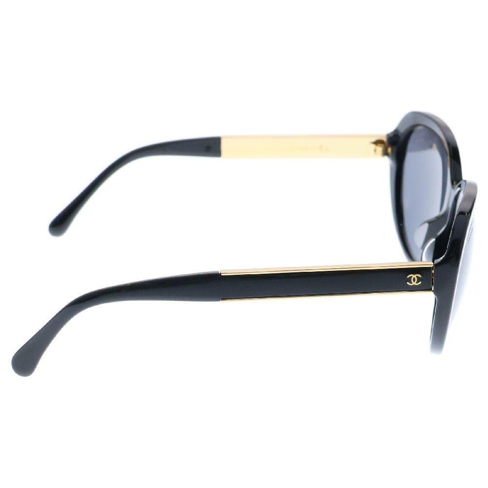 CHANEL (シャネル) ココマーク サングラス ブラック ゴールド金具 5269
